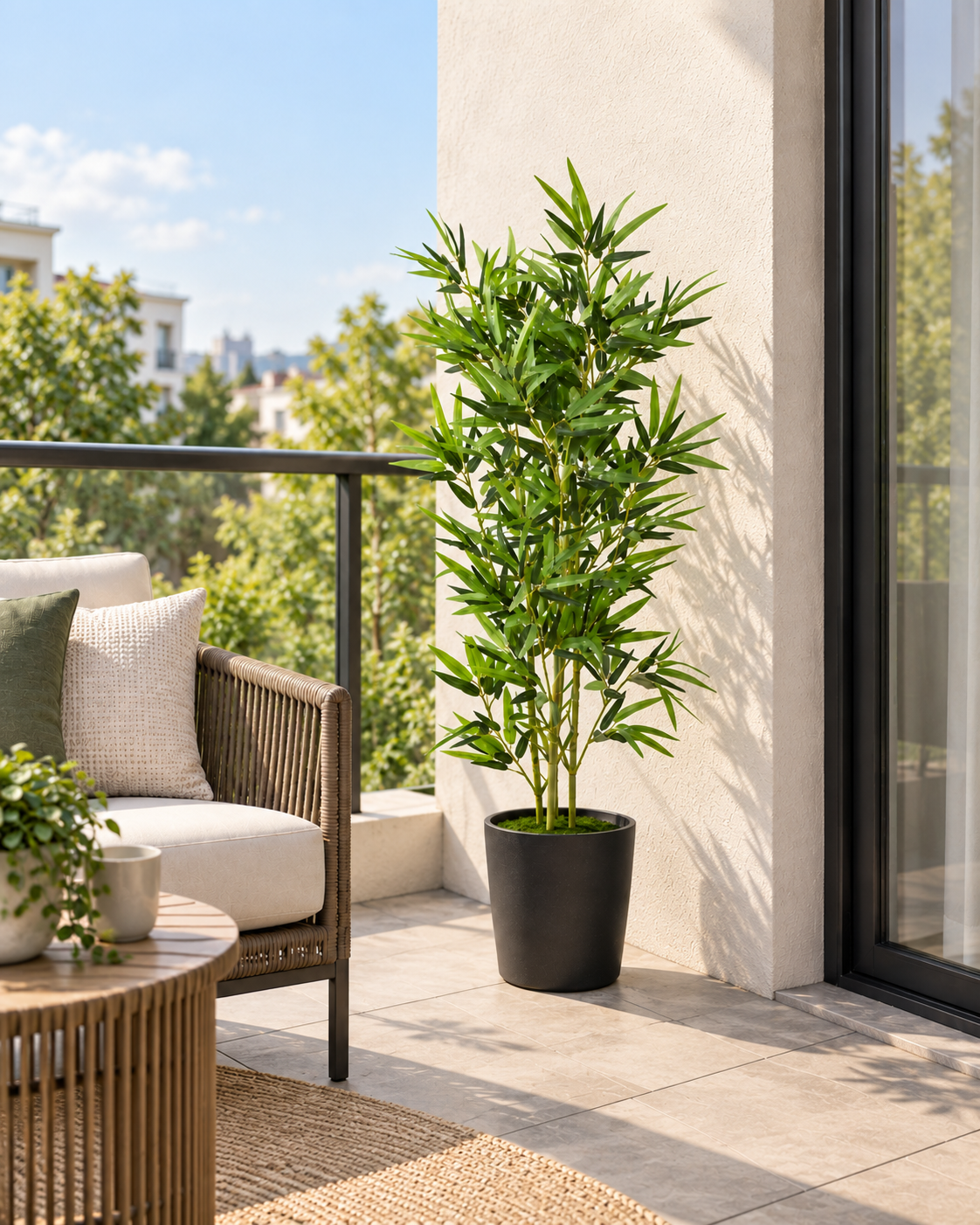Athéna - Bambou Artificiel Extérieur 120cm