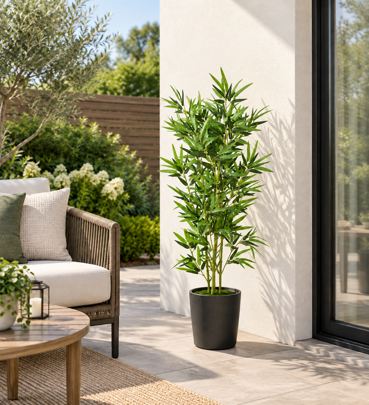 Athéna - Bambou Artificiel Extérieur 120cm