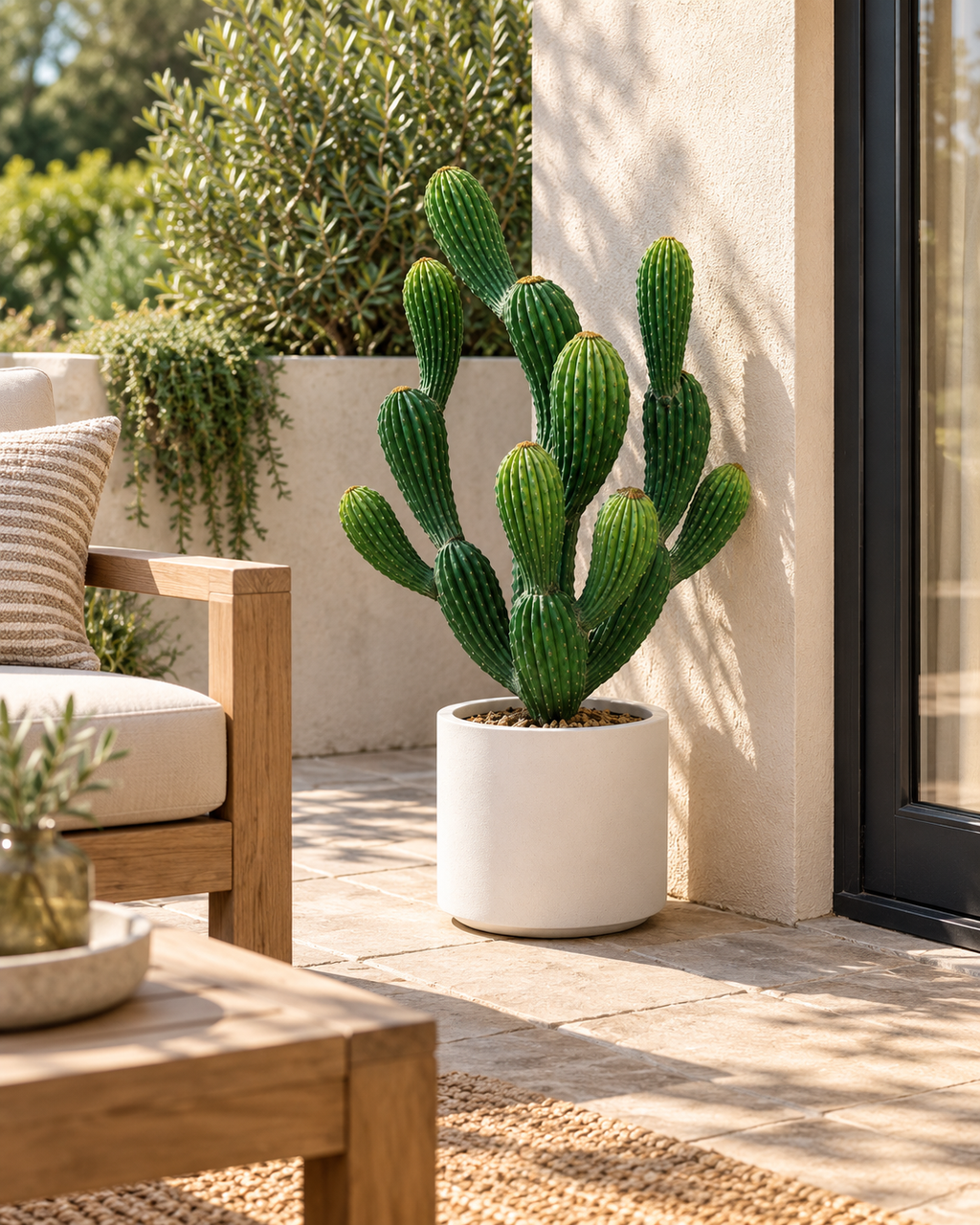 Actus - Cactus artificiel 79 cm intérieur & extérieur