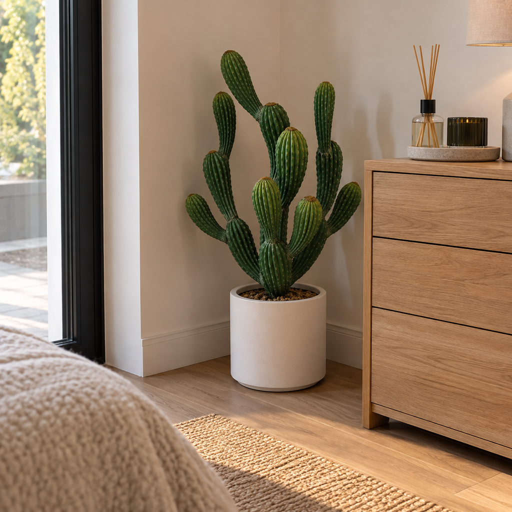 Actus - Cactus artificiel 79 cm intérieur & extérieur